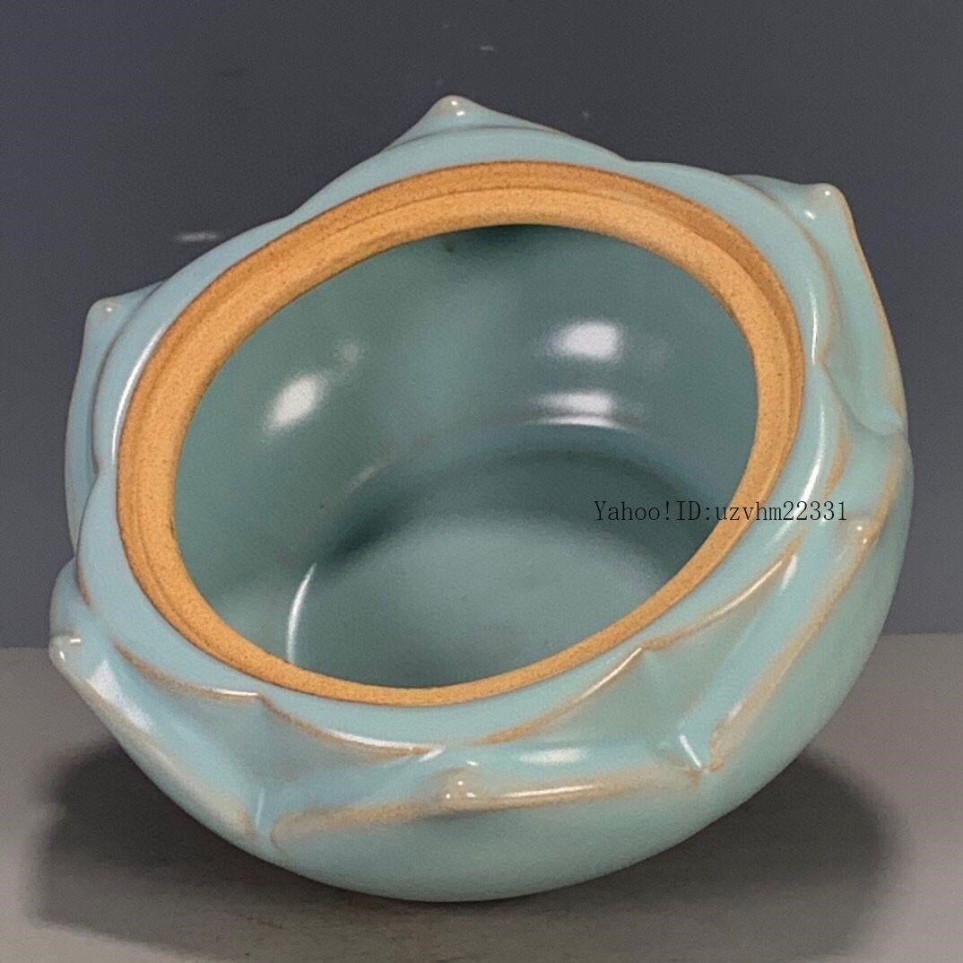 中国 汝窯 青磁 香炉 陶器 陶芸 香道具 仏具 官窯 青釉 宋