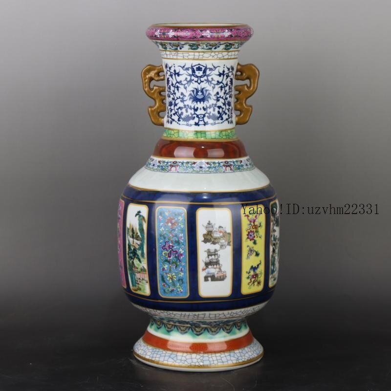 清乾隆蒔金琺瑯彩花鳥磁器王瓶 景徳鎮 陶磁器 装飾品 工芸品 美術品 置物 清乾隆蒔金琺瑯彩花鳥磁器王瓶 景徳鎮 陶磁器 装飾品 工芸品