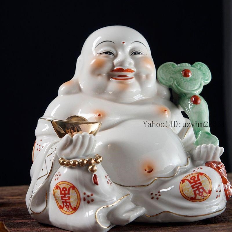 如意弥勒仏像 陶磁器 装飾品 現代工芸品美術品 置物 Yahoo!オークション - 如意弥勒仏像 陶磁器 装飾品 現代工芸品