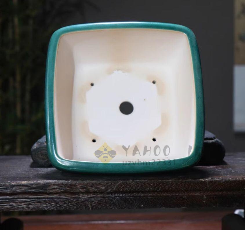 青磁の鉢 盆栽鉢 中国鉢 植木鉢 多肉植物鉢 小品盆栽鉢 山野草鉢 青磁丸い鉢 盆栽鉢 中国鉢 植木鉢 多肉植物鉢 小品盆栽鉢 山野草