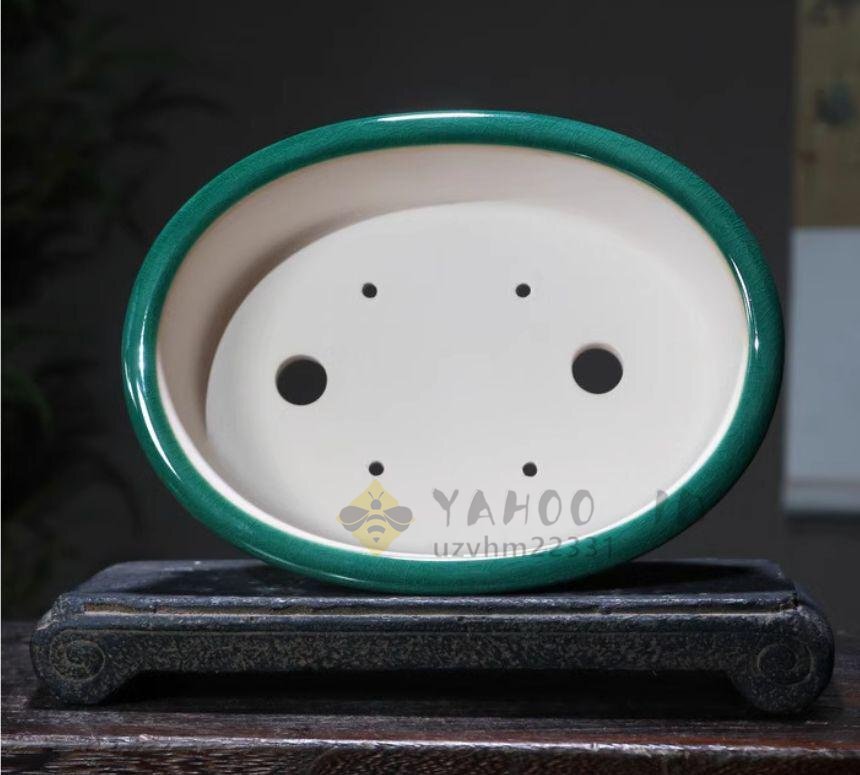 盆栽鉢 青磁鉢 山野草鉢 多肉植物 植木鉢 小品大品盆栽鉢 陶器