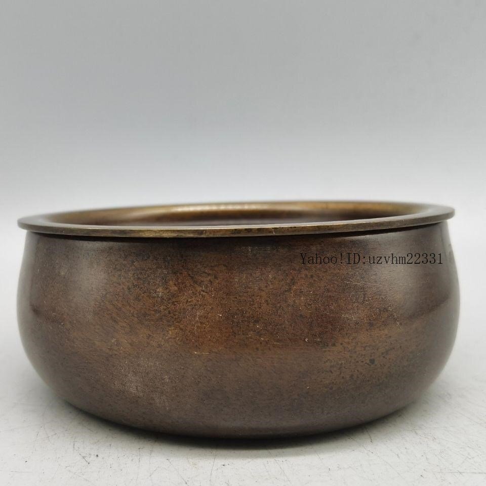 銅 細工 厚重 茶洗 茶道具 工芸品 美術品 置物 銅 細工 厚重 茶洗 茶道具 工芸品 美術品 置物