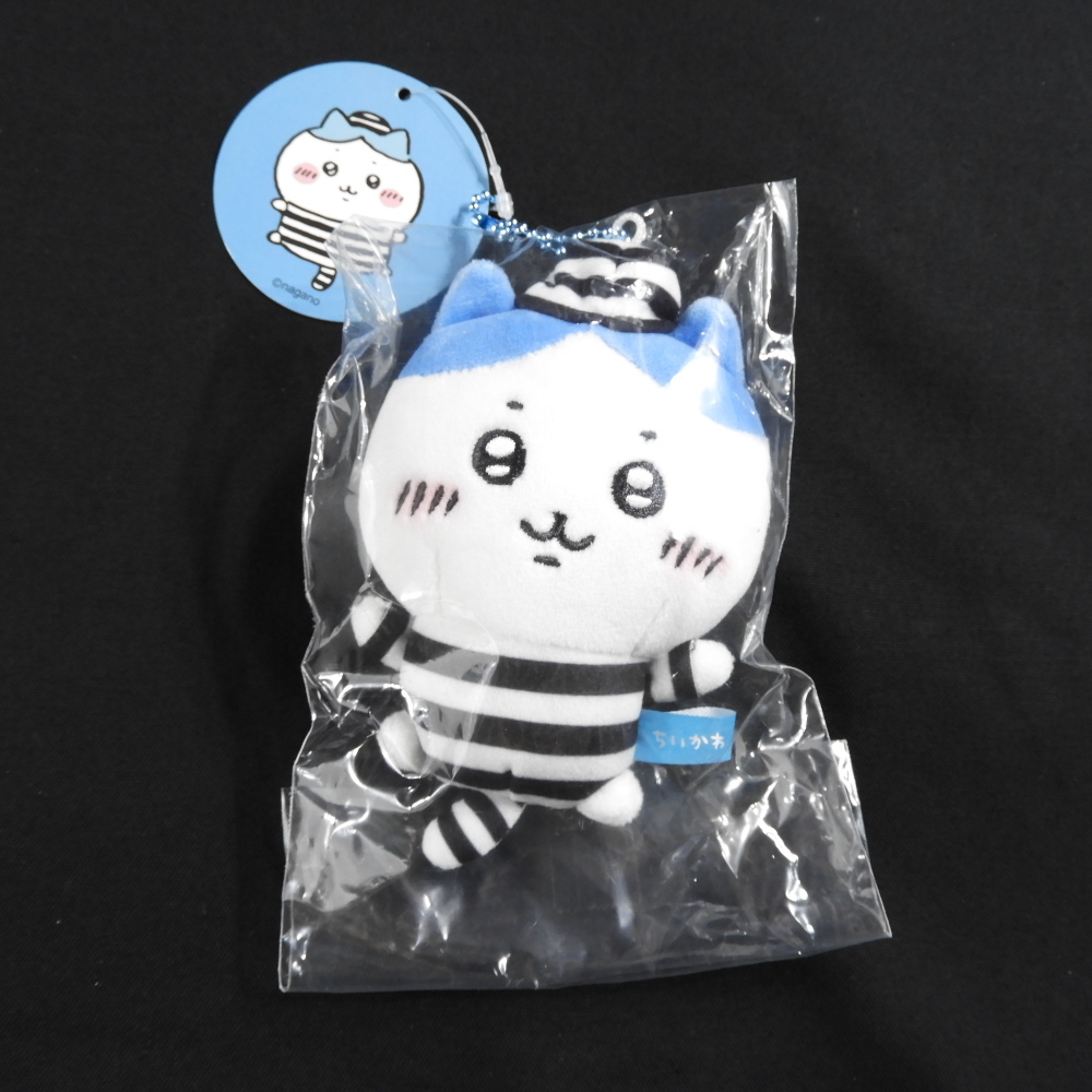 未使用 ちいかわ ぷちミニマスコット（囚人ハチワレ） nagano キーホルダー ぬいぐるみ コレクション_画像1