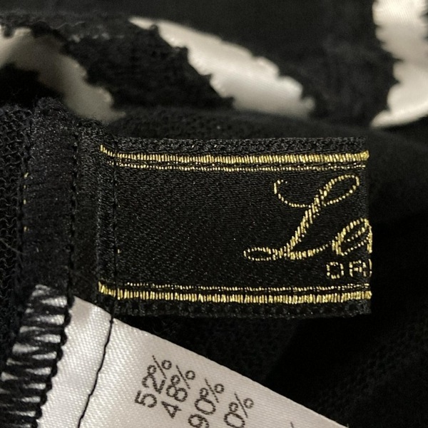 レリアン Leilian カーディガン サイズ11 M - 黒×白 レディース 長袖 美品 トップス_画像3