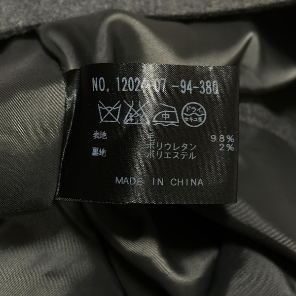 アナイ ANAYI パンツ サイズ38 M - グレー レディース フルレングス ボトムス_画像4