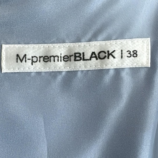 エムプルミエブラック M-premierBLACK サイズ38 M - ライトブルー レディース クルーネック/ノースリーブ/ロング 美品 ワンピース_画像3