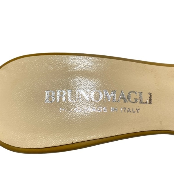 ブルーノマリ BRUNOMAGLI ミュール 34 - レザー ライトブラウン レディース 靴_画像5