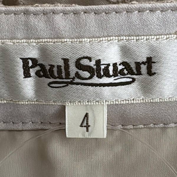  paul (pole) Stuart PaulStuart юбка размер 4 S - бежевый женский колено длина / гонки прекрасный товар низ 