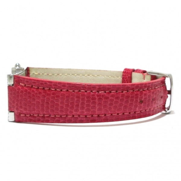 CHAUMET(ショーメ) 腕時計 スティルドゥ ショ―メ スタイル レクタングル レディース SS/革ベルト/12Pダイヤインデックス/2重ダイヤベゼル