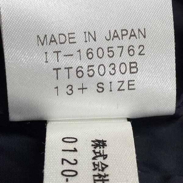 レリアン Leilian サイズ13 L - ダークネイビー レディース ノースリーブ ワンピース_画像6