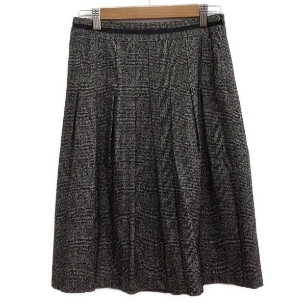  paul (pole) Stuart PaulStuart длинная юбка размер 8 M - чёрный × светло-серый женский прекрасный товар низ 