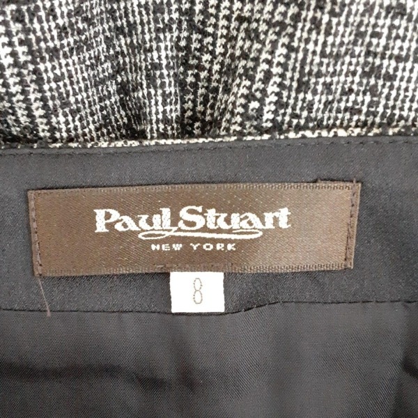  paul (pole) Stuart PaulStuart длинная юбка размер 8 M - чёрный × светло-серый женский прекрасный товар низ 