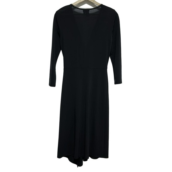 ビーシービージーマックスアズリア BCBGMAXAZRIA サイズS - 黒 レディース Vネック/長袖/ロング ワンピース_画像2