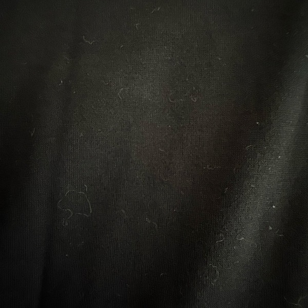 バレンザ VALENZA 長袖ポロシャツ サイズ40 M - 黒×白×クリア レディース ラインストーン/刺繍 トップス_画像6