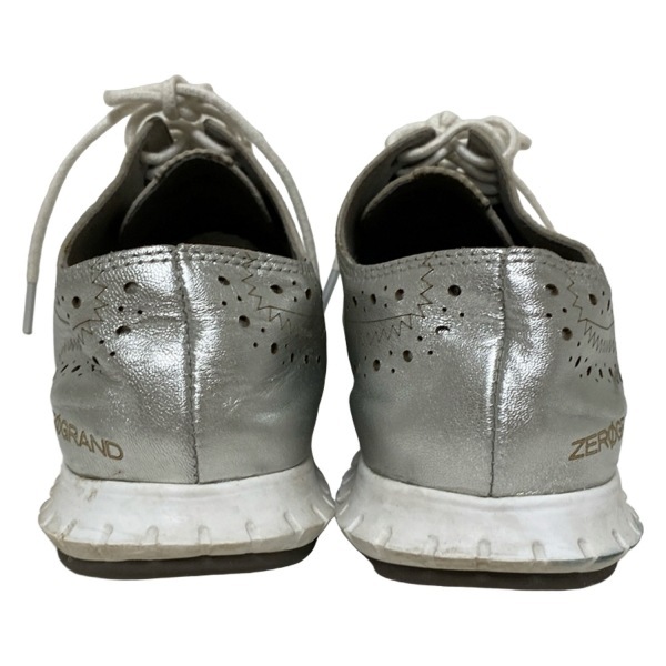 コールハーン COLE HAAN シューズ 5 1/2 B - レザー シルバー レディース ウィングチップ 靴_画像3