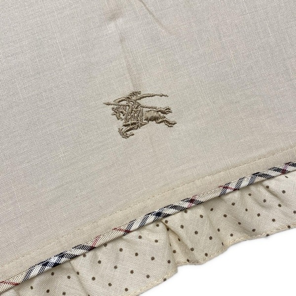 バーバリー BURBERRY/Burberry 日傘 - ベージュ×ダークブラウン×マルチ 日傘/チェック柄/ドット柄/フリル 傘