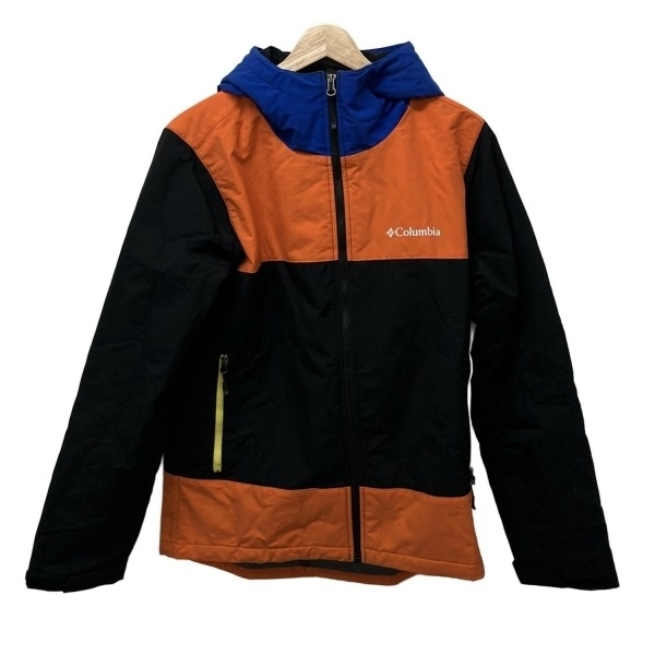 コロンビア columbia ブルゾン サイズM - 黒×ブルー×オレンジ メンズ 長袖/春/秋 ジャケット_画像1