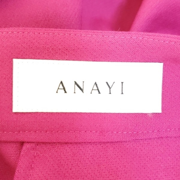 アナイ ANAYI パンツ サイズ36 S - ピンク レディース フルレングス 美品 ボトムス_画像3