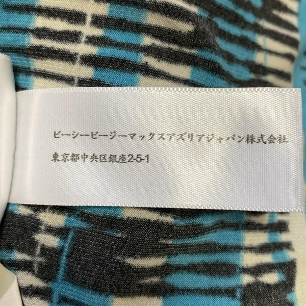 ビーシービージーマックスアズリア BCBGMAXAZRIA サイズXXS XS - ライトブルー×黒×ベージュ レディース ワンピース_画像5