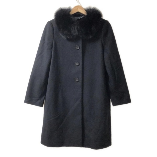 アナイ ANAYI サイズ38 M - 黒 レディース 長袖/フォックス/冬 コート_画像1