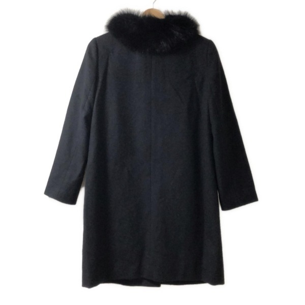 アナイ ANAYI サイズ38 M - 黒 レディース 長袖/フォックス/冬 コート_画像2