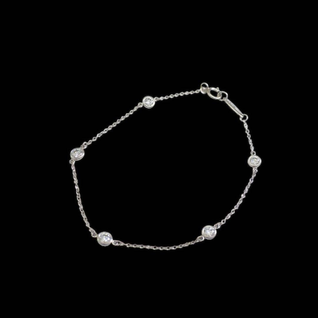 箱 Tiffany & co ティファニー 5P バイザヤード 3 9mmダイヤ