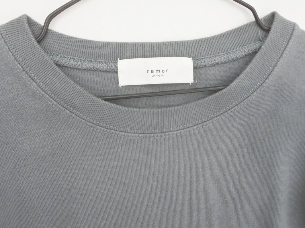 remer リメール アンティローザ オーバーサイズ Tシャツ sizeS/グレー ■◆ ☆ fga1 レディース