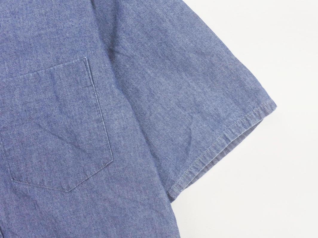 ネコポスOK BEAUTY & YOUTH ビューティ&ユース ユナイテッドアローズ ボタンダウン シャツ sizeS/紺 ■◆ ☆ fga1 メンズ_画像3