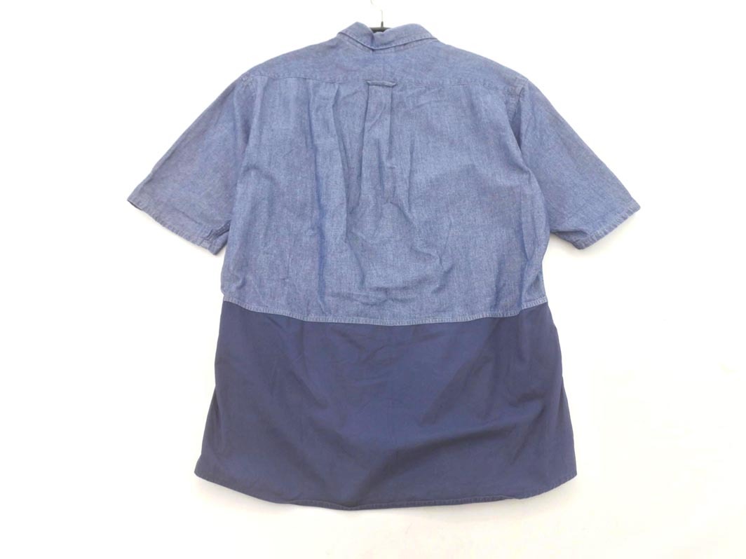 ネコポスOK BEAUTY & YOUTH ビューティ&ユース ユナイテッドアローズ ボタンダウン シャツ sizeS/紺 ■◆ ☆ fga1 メンズ_画像5