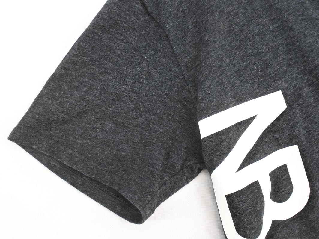 ネコポスOK New Balance ニューバランス プリント Tシャツ sizeS/チャコール ■◆ ☆ fga1 レディース