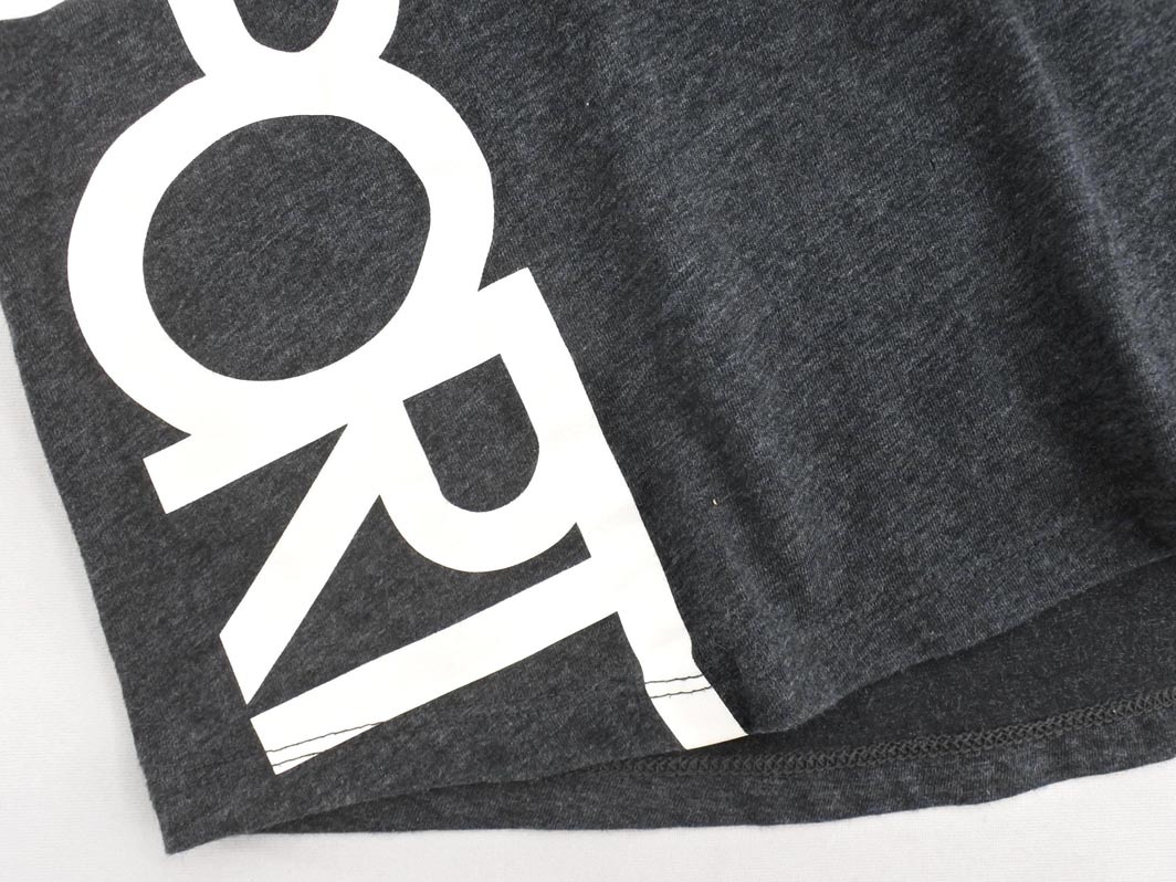 ネコポスOK New Balance ニューバランス プリント Tシャツ sizeS/チャコール ■◆ ☆ fga1 レディース