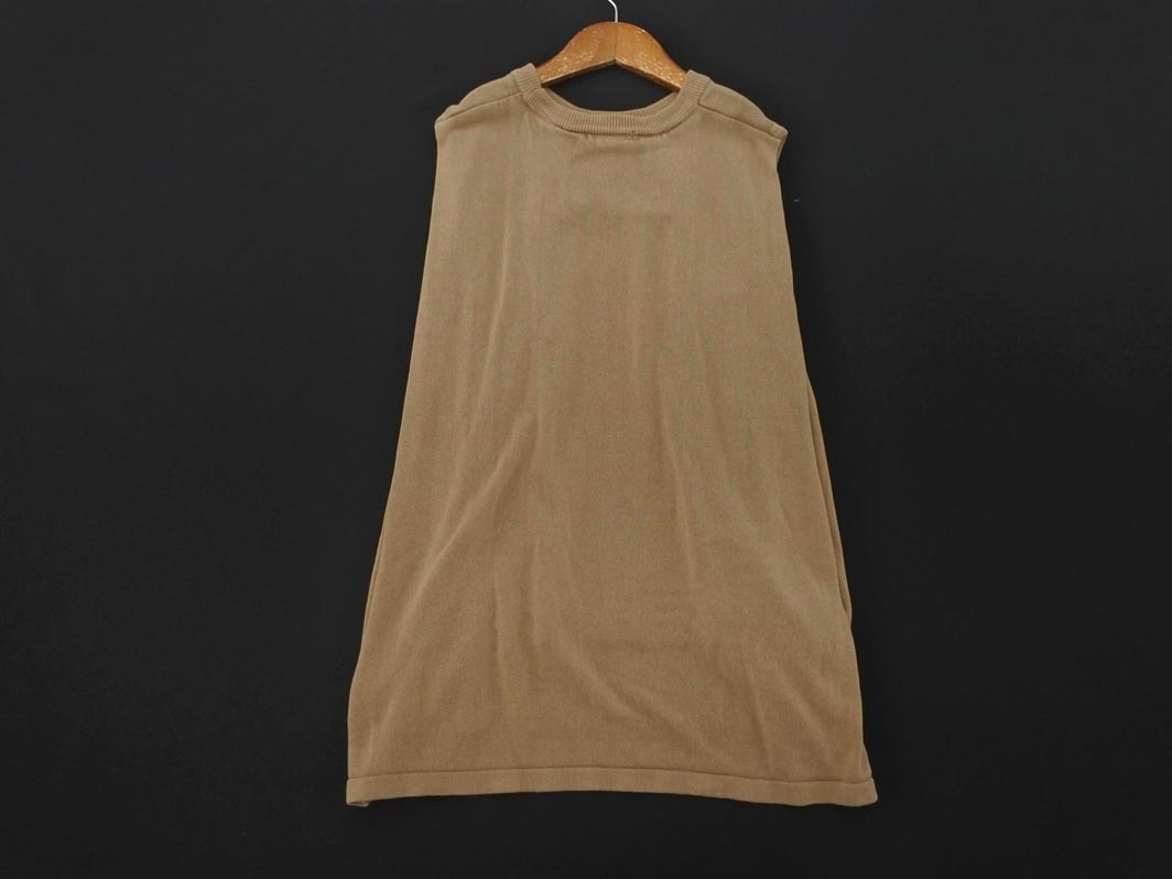 a.v.v アーヴェヴェ ノースリーブ ニット セーター sizeM/ベージュ ■◆ ☆ fga1 レディース_画像5