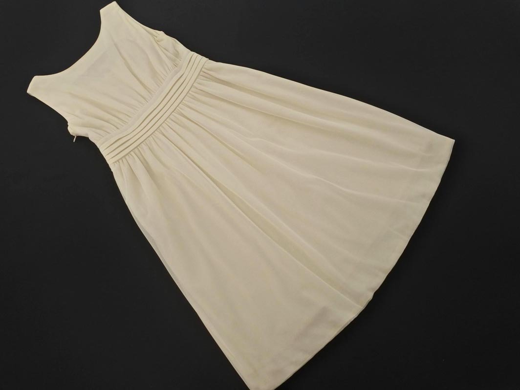 INED イネド レース ノースリーブ ワンピース size9/アイボリー ■◆ ☆ fga2 レディース