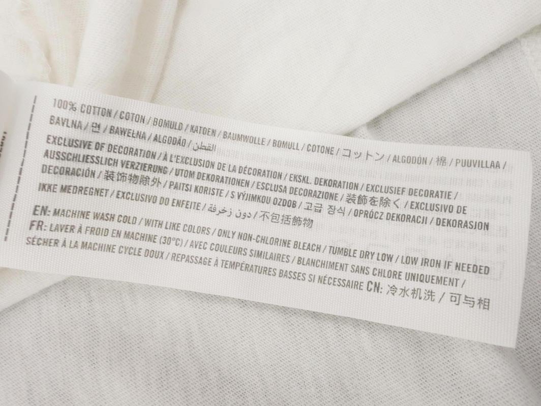 ネコポスOK Abercrombie & Fitch アバクロンビー＆フィッチ ロゴ カットソー sizeS/白 ■◆ ☆ fga2 レディース_画像5