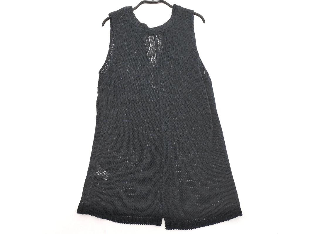 JEANASIS Jeanasis безрукавка вязаный свитер sizeF/ чёрный #* * fga2 женский