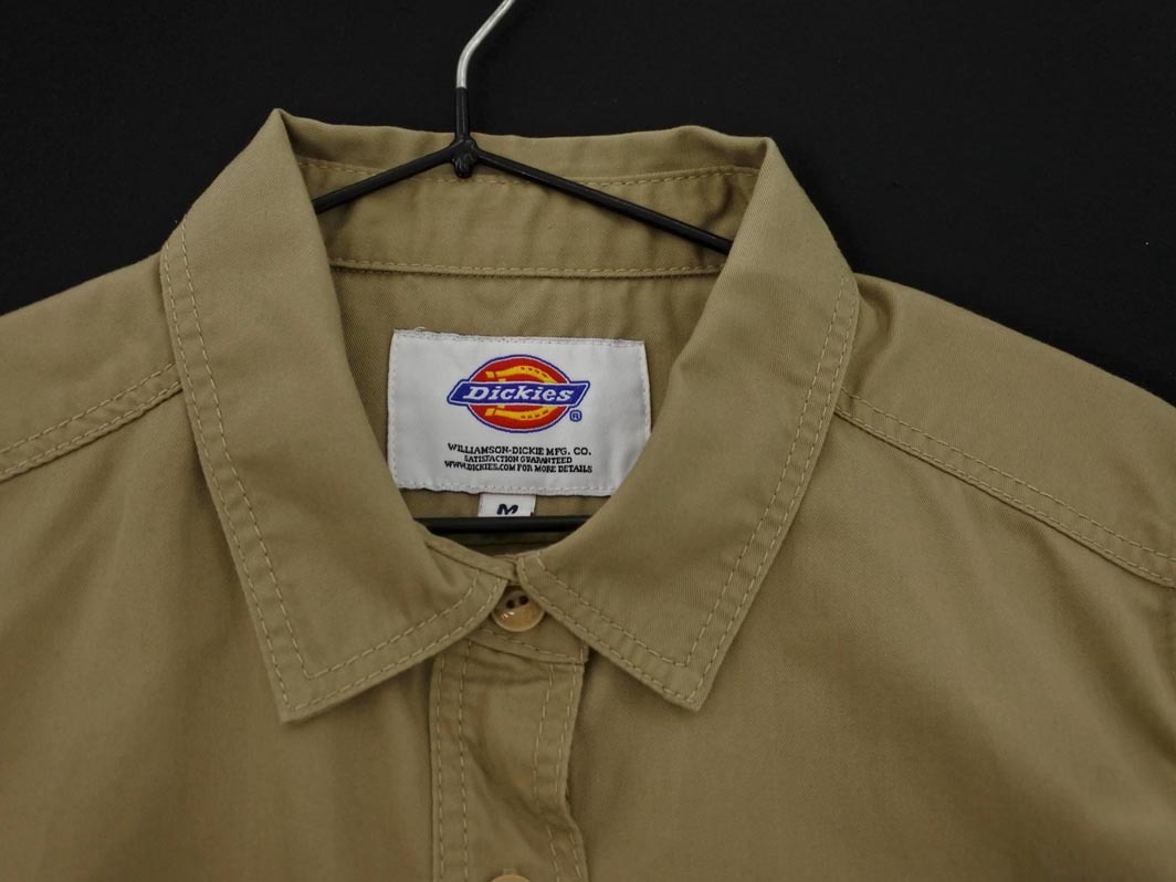 ネコポスOK Dickies ディッキーズ サンプル品 ノースリーブ ブラウス シャツ sizeM/カーキベージュ ■◆ ☆ fga4 レディース_画像2