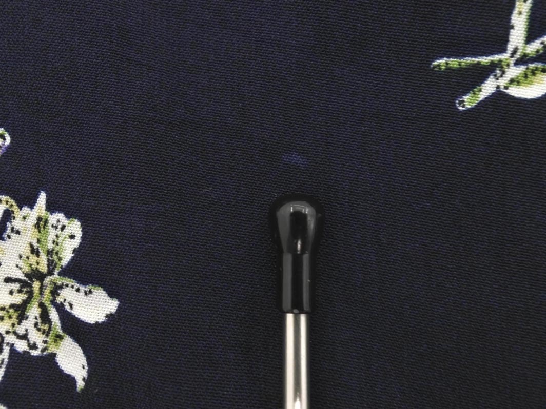 AS KNOW AS アズノゥアズ 花柄 フレア ワンピース 紺 ■◆ ☆ fga3 レディース_画像7