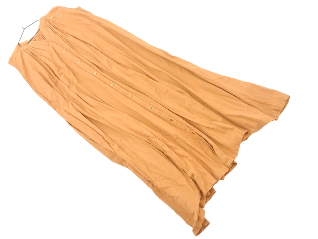 PEACH JOHN ピーチジョン ノースリーブ ワンピース sizeM/キャメル ■◆ ☆ fga7 レディース_画像1