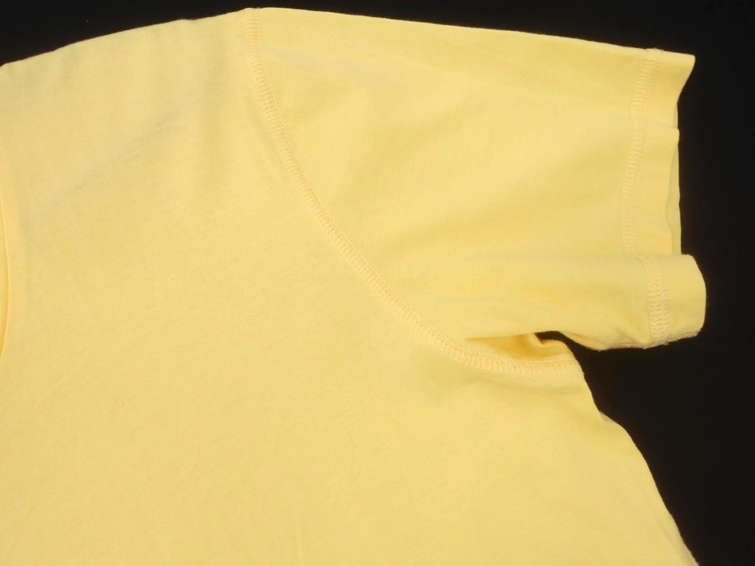 TAKEO KIKUCHI タケオキクチ Uネック Tシャツ size2/黄色 ■◆ ☆ fga7 メンズ_画像3