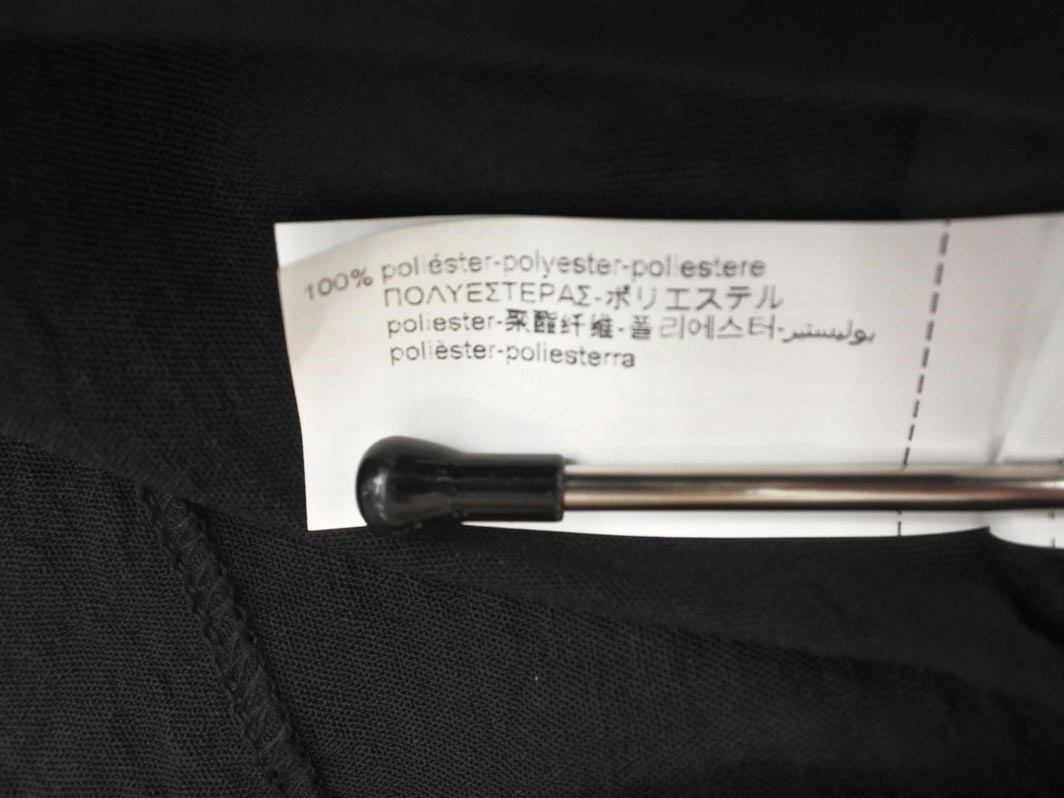 ネコポスOK ZARA ザラ フレンチスリーブ カシュクール風 カットソー sizeL/黒 ■◆ ☆ fga7 レディース_画像6