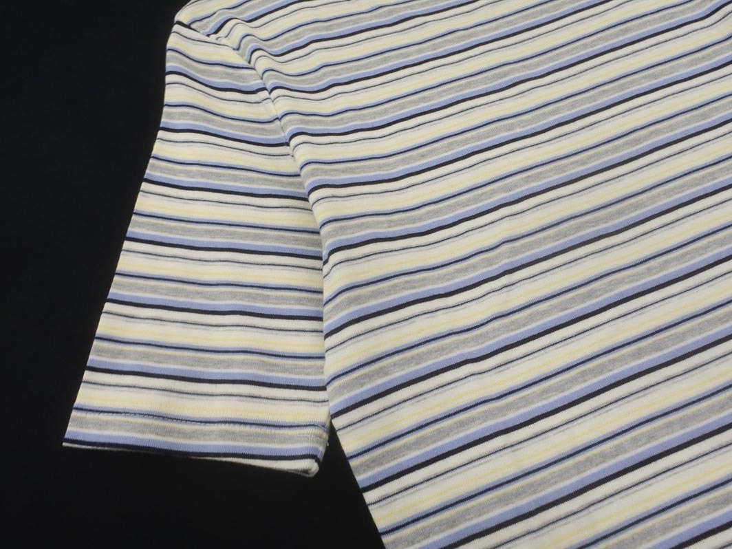 кошка pohs OK PAUL STUART paul (pole) Stuart окантовка cut and sewn sizeM/ синий x желтый x серый #* * fga7 женский