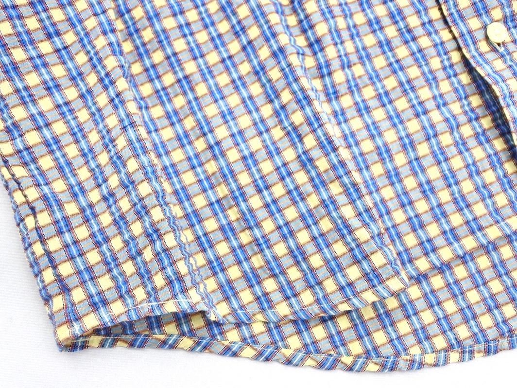 McGregor マックレガー チェック シャツ sizeM/黃ｘ青 ■◆ ☆ fga8 メンズ