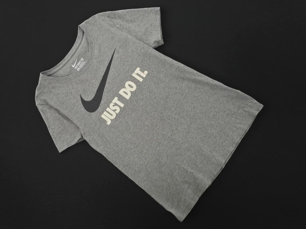 ネコポスOK NIKE ナイキ プリント Tシャツ sizeM/グレー ■◆ ☆ fga8 レディース_画像1