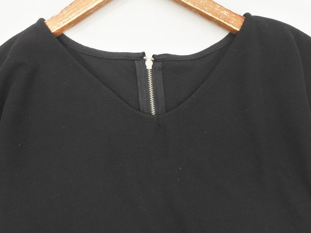 Techichi Te chichi French рукав V шея cut and sewn sizeF/ чёрный #* * fga9 женский