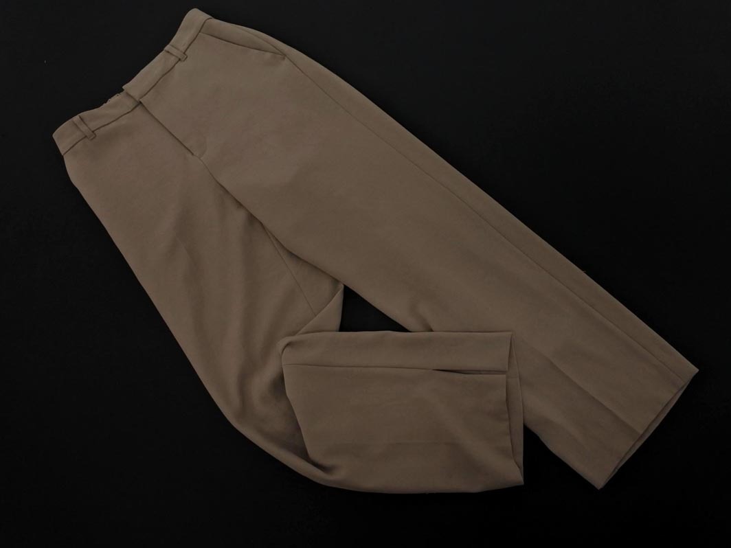 INDIVI インディヴィ スリット パンツ size36/モカ ■■ ☆ fgb1 レディース_画像1