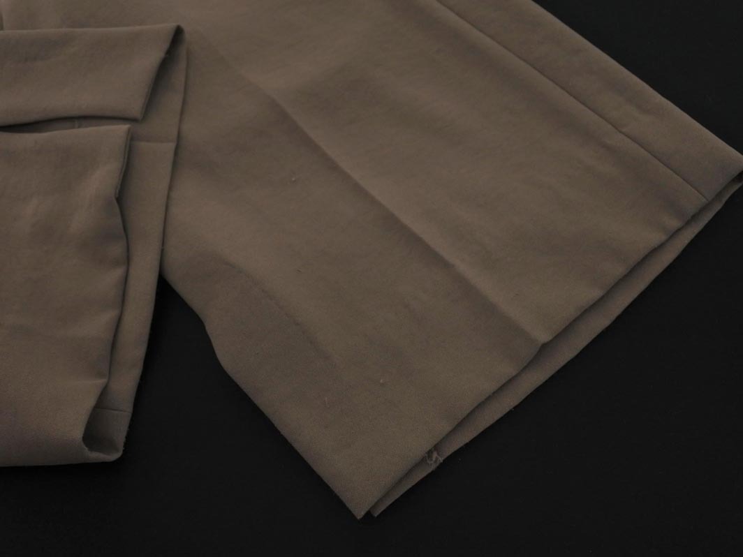 INDIVI インディヴィ スリット パンツ size36/モカ ■■ ☆ fgb1 レディース_画像3