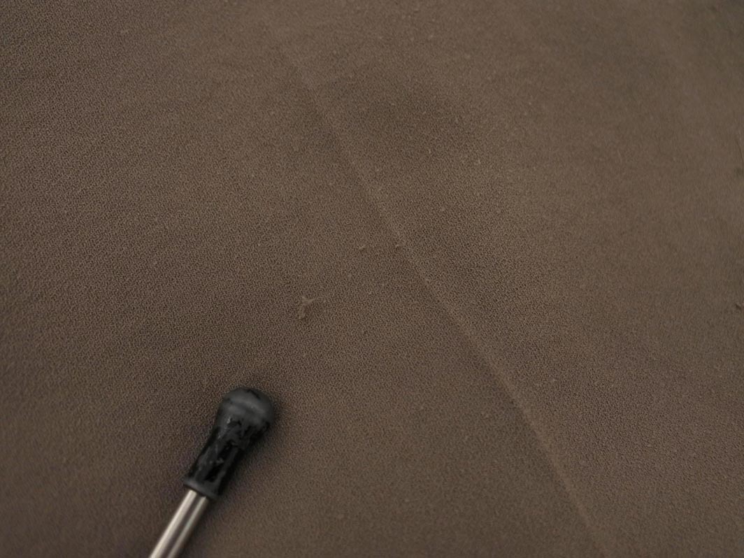 INDIVI インディヴィ スリット パンツ size36/モカ ■■ ☆ fgb1 レディース_画像4