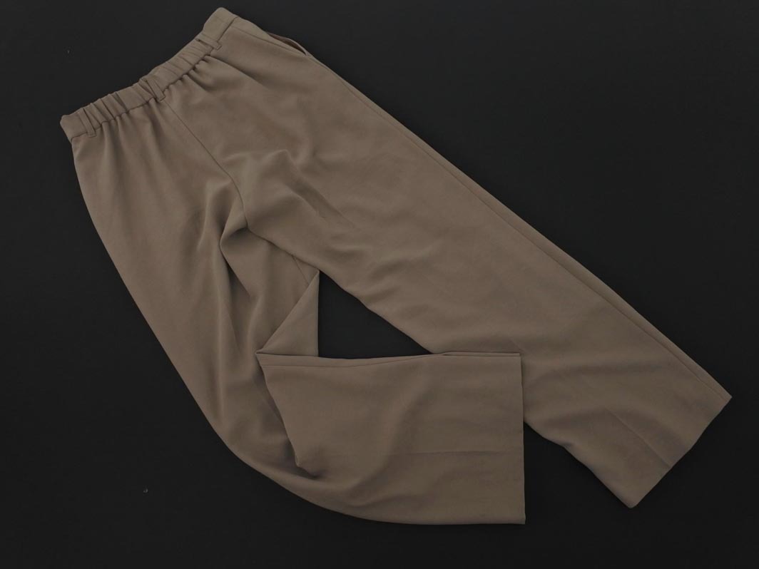 INDIVI インディヴィ スリット パンツ size36/モカ ■■ ☆ fgb1 レディース_画像6