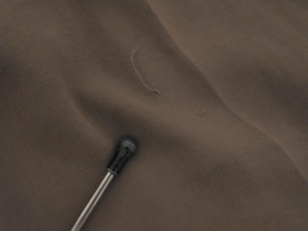 INDIVI インディヴィ スリット パンツ size36/モカ ■■ ☆ fgb1 レディース_画像7