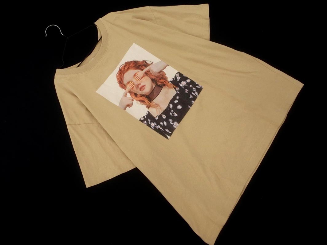 FREE*S MART свободный z mart принт cut and sewn sizeFR/ бежевый #* * fgb0 женский 